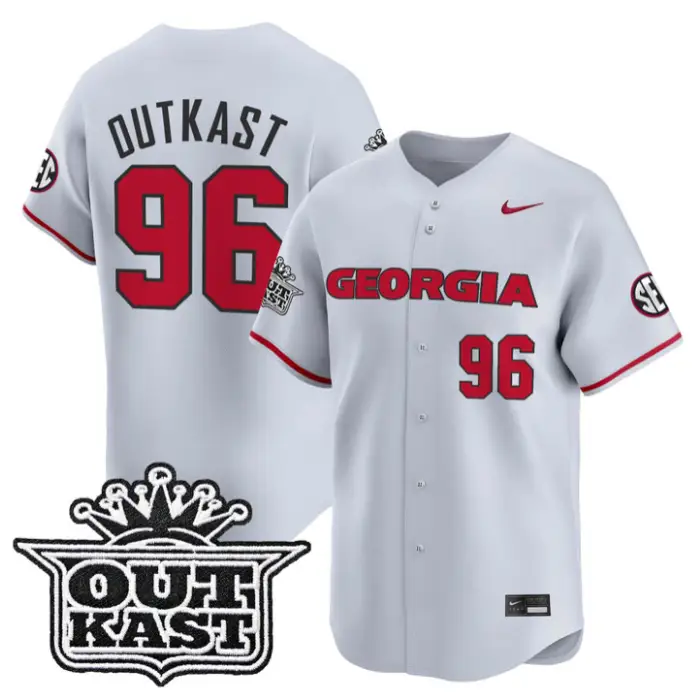 OutKast Jersey #96 Georgia Bulldogs Baseball 2026 Outkast Stitched by My Store