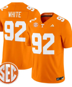 Reggie_White_Jersey_92_Tennessee_Vols_2026_Vapor_Limited_Stitched_Orange - Malcom Terry Reggie White Jersey #92 Tennessee Vols 2026 Vapor Limited Stitched by My Store NCAA Football Jerseys