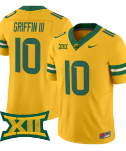 Robert Griffin IIIJersey #10 Baylor Bears 2026 Vapor Limited Stitched 9 Robert Griffin IIIJersey #10 Baylor Bears 2026 Vapor Limited Stitched by My Store NCAA Football Jerseys