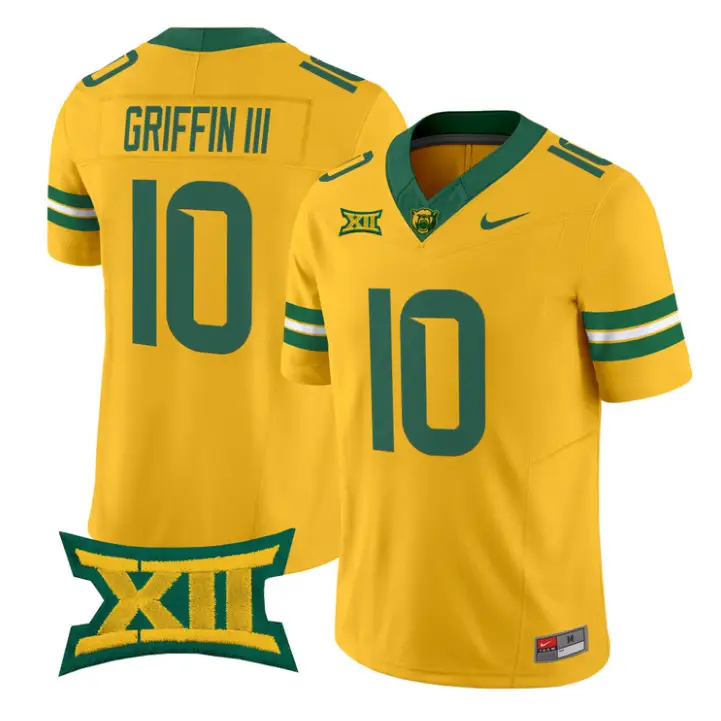Robert Griffin IIIJersey #10 Baylor Bears 2026 Vapor Limited Stitched 3 Robert Griffin IIIJersey #10 Baylor Bears 2026 Vapor Limited Stitched by My Store NCAA Football Jerseys