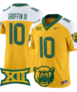 Robert Griffin IIIJersey #10 Baylor Bears 2026 Vapor Limited Stitched 8 Robert Griffin IIIJersey #10 Baylor Bears 2026 Vapor Limited Stitched by My Store NCAA Football Jerseys