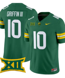 Robert Griffin IIIJersey #10 Baylor Bears 2026 Vapor Limited Stitched 11 Robert Griffin IIIJersey #10 Baylor Bears 2026 Vapor Limited Stitched by My Store NCAA Football Jerseys
