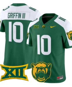 Robert Griffin IIIJersey #10 Baylor Bears 2026 Vapor Limited Stitched 10 Robert Griffin IIIJersey #10 Baylor Bears 2026 Vapor Limited Stitched by My Store NCAA Football Jerseys