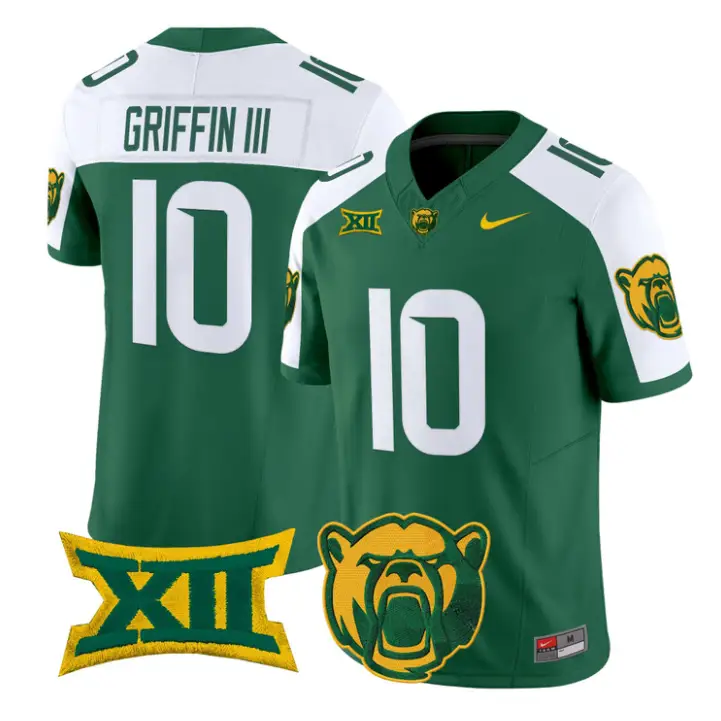 Robert Griffin IIIJersey #10 Baylor Bears 2026 Vapor Limited Stitched 4 Robert Griffin IIIJersey #10 Baylor Bears 2026 Vapor Limited Stitched by My Store NCAA Football Jerseys