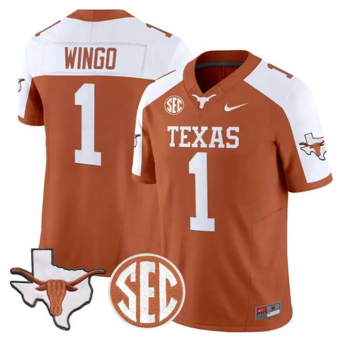 Ryan_Wingo_Jersey_1_Texas_Longhorns_2026_SEC_Patch_Stitched_Orange_Alter - Malcom Terry Ryan Wingo Jersey #1 Texas Longhorns 2026 SEC Patch Stitched by My Store NCAA Football Jerseys