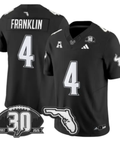 Sam Franklin Jersey #4 South Florida Bulls 30th Patch Limited Stitched 7 Sam Franklin Jersey #4 South Florida Bulls 30th Patch Limited Stitched by My Store NCAA Football Jerseys