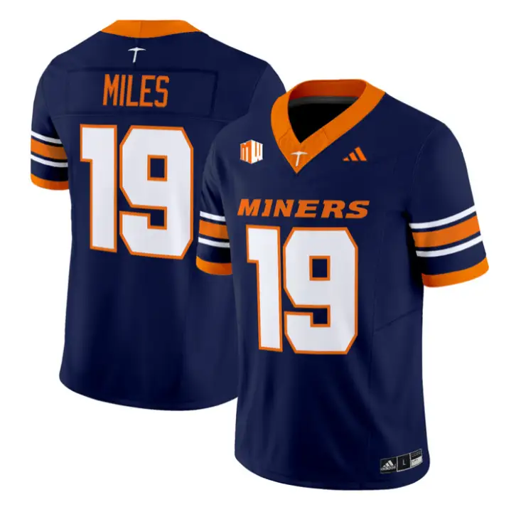 Sterling_Miles_Jersey_19_UTEP_Miners_2016_Vapor_Limited_Stitched_Navy - Malcom Terry Sterling Miles Jersey #19 UTEP Miners 2016 Vapor Limited Stitched by My Store NCAA Football Jerseys