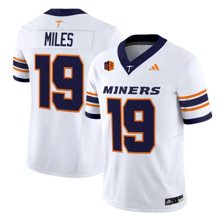 Sterling_Miles_Jersey_19_UTEP_Miners_2016_Vapor_Limited_Stitched_White - Malcom Terry Sterling Miles Jersey #19 UTEP Miners 2016 Vapor Limited Stitched by My Store NCAA Football Jerseys