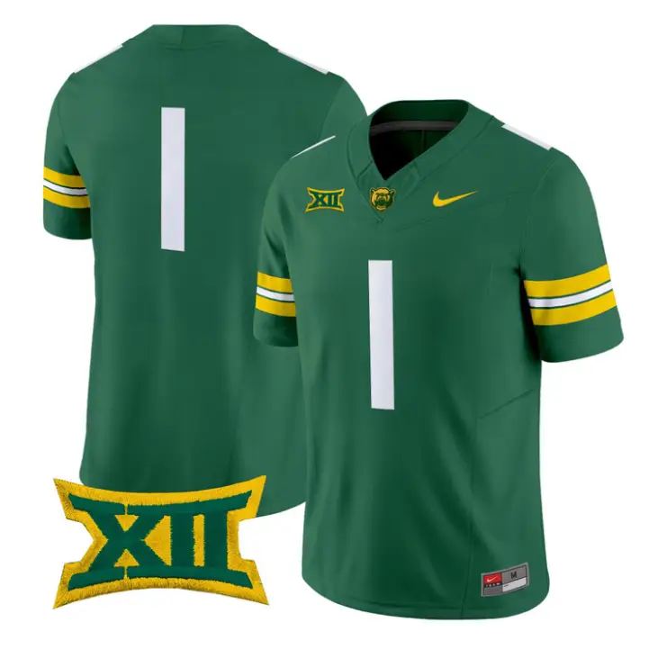 Team Jersey #1 Baylor Bears 2026 Vapor Limited Stitched 5 Team Jersey #1 Baylor Bears 2026 Vapor Limited Stitched by My Store NCAA Football Jerseys