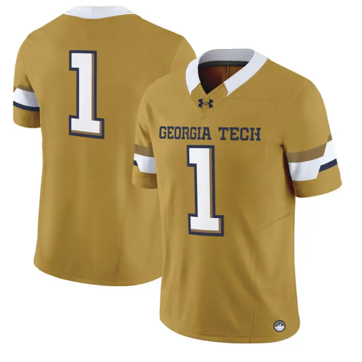 Team Jersey #1 Georgia Tech Yellow Jackets 2026 Vapor Limited Stitched by My Store NCAA Football Jerseys