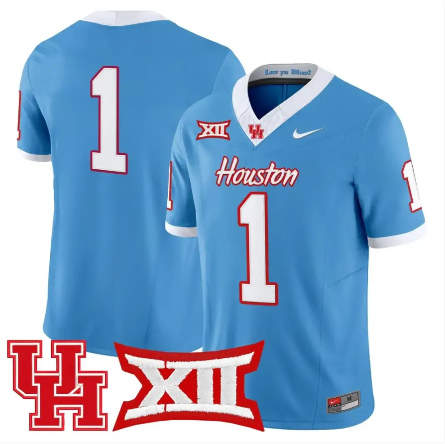 Team Jersey #1 Houston Cougars 2026 Vapor Limited Stitched 3 Team Jersey #1 Houston Cougars 2026 Vapor Limited Stitched by My Store NCAA Football Jerseys