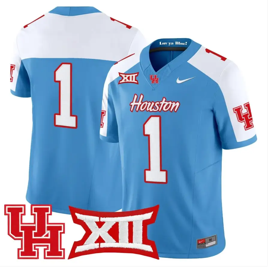 Team Jersey #1 Houston Cougars 2026 Vapor Limited Stitched 2 Team Jersey #1 Houston Cougars 2026 Vapor Limited Stitched by My Store NCAA Football Jerseys