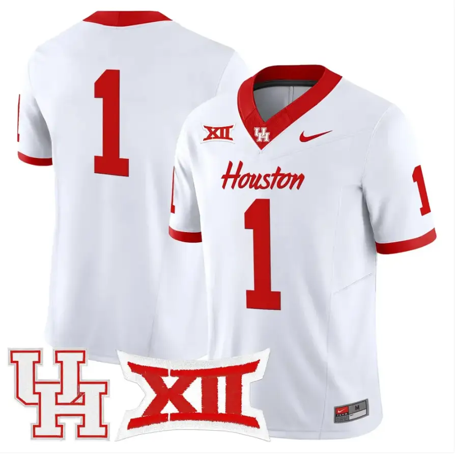 Team Jersey #1 Houston Cougars 2026 Vapor Limited Stitched 5 Team Jersey #1 Houston Cougars 2026 Vapor Limited Stitched by My Store NCAA Football Jerseys