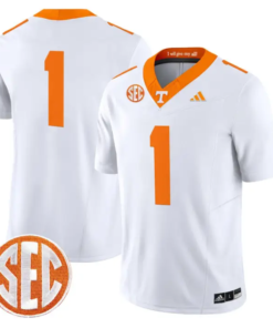 Team Jersey #1 Tennessee Vols 2026 Vapor Limited Stitched by My Store NCAA Football Jerseys