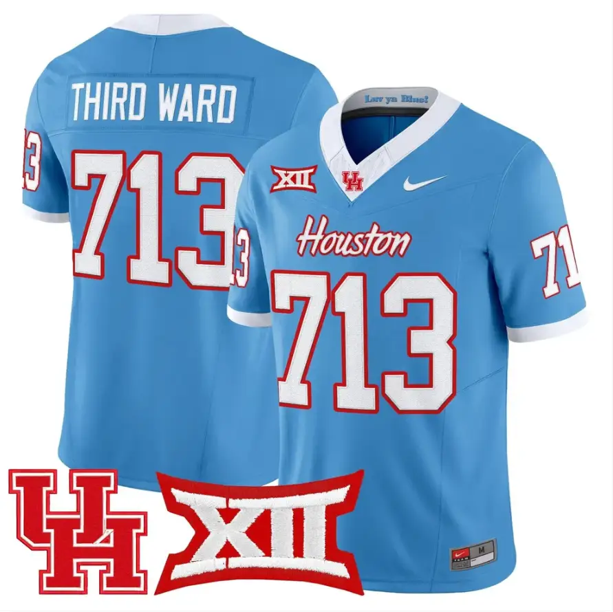 Third Ward Jersey #713 Houston Cougars 2026 Vapor Limited Stitched 3 Third Ward Jersey #713 Houston Cougars 2026 Vapor Limited Stitched by My Store NCAA Football Jerseys