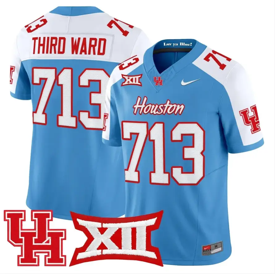 Third Ward Jersey #713 Houston Cougars 2026 Vapor Limited Stitched 2 Third Ward Jersey #713 Houston Cougars 2026 Vapor Limited Stitched by My Store NCAA Football Jerseys