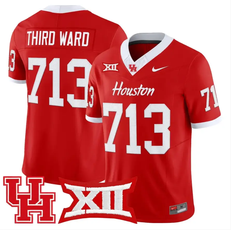 Third Ward Jersey #713 Houston Cougars 2026 Vapor Limited Stitched 4 Third Ward Jersey #713 Houston Cougars 2026 Vapor Limited Stitched by My Store NCAA Football Jerseys
