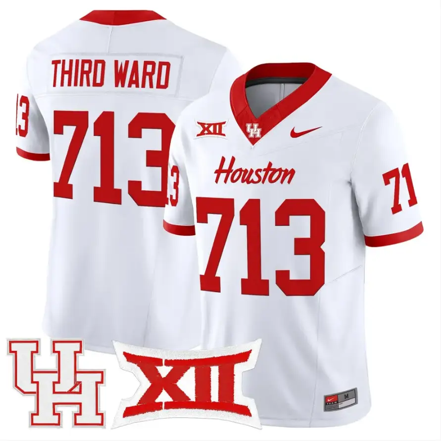 Third Ward Jersey #713 Houston Cougars 2026 Vapor Limited Stitched 5 Third Ward Jersey #713 Houston Cougars 2026 Vapor Limited Stitched by My Store NCAA Football Jerseys