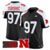 Tom Osborne Jersey #97 Nebraska Cornhuskers 2026 Vapor Stitched by My Store NCAA Football Jerseys