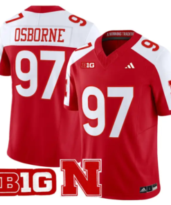Tom Osborne Jersey #97 Nebraska Cornhuskers 2026 Vapor Stitched 7 Tom Osborne Jersey #97 Nebraska Cornhuskers 2026 Vapor Stitched by My Store NCAA Football Jerseys