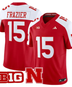 Tommie Frazier Jersey #15 Nebraska Cornhuskers 2026 Vapor Stitched 7 Tommie Frazier Jersey #15 Nebraska Cornhuskers 2026 Vapor Stitched by My Store NCAA Football Jerseys