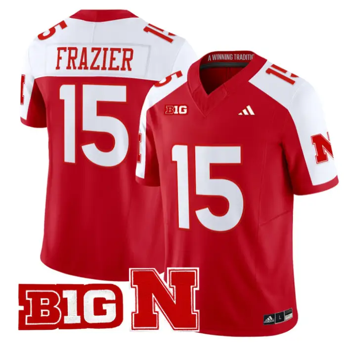 Tommie Frazier Jersey #15 Nebraska Cornhuskers 2026 Vapor Stitched 3 Tommie Frazier Jersey #15 Nebraska Cornhuskers 2026 Vapor Stitched by My Store NCAA Football Jerseys