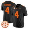 Ty Redmond Jersey #4 Tennessee Vols 2026 Vapor Limited Stitched by My Store NCAA Football Jerseys