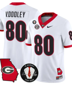 Vince Dooley Jersey #80 Georgia Bulldogs 2026 Vince Dooley Stitched 6 Vince Dooley Jersey #80 Georgia Bulldogs 2026 Vince Dooley Stitched by My Store NCAA Football Jerseys