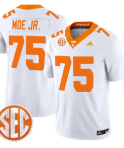 Wendell Moe Jr Jersey #75 Tennessee Vols 2026 Vapor Limited Stitched 12 Wendell Moe Jr Jersey #75 Tennessee Vols 2026 Vapor Limited Stitched by My Store NCAA Football Jerseys
