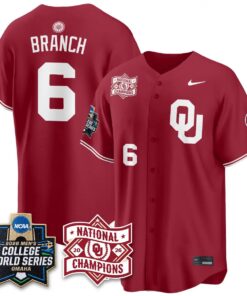Oklahoma Sooners 2026 NCAA Baseball College World Series Champions Vapor Jersey - Stitched 63 Oklahoma Sooners 2026 NCAA Baseball College World Series Champions Vapor Jersey - Stitched by Oklahoma Sooners