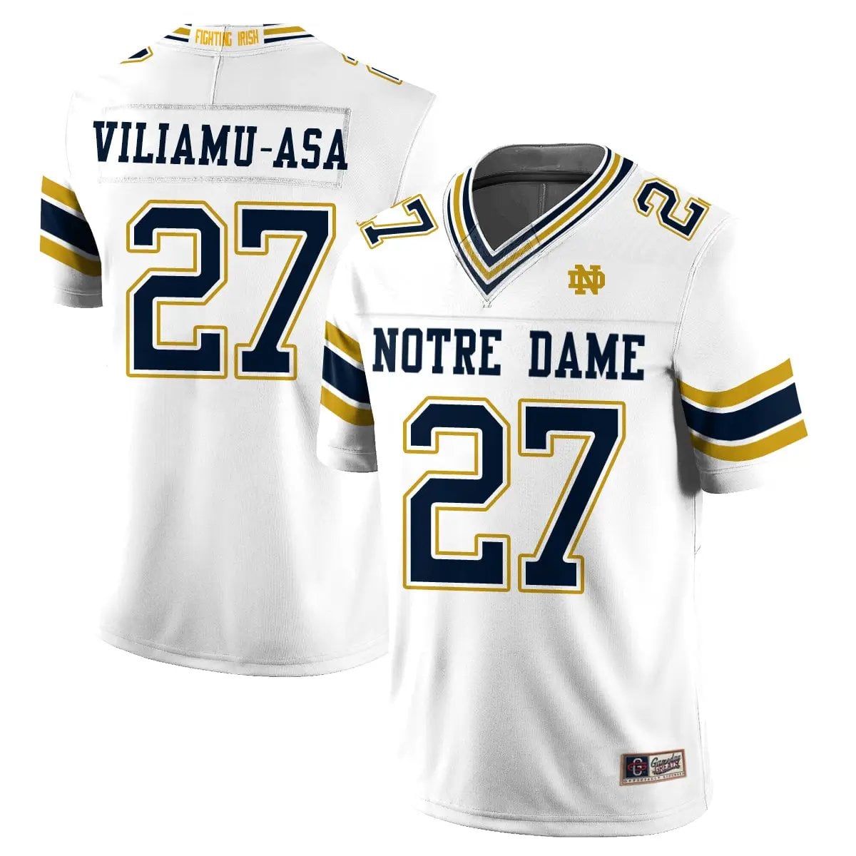Notre Dame Fighting Irish 2026 Shamrock Series Football Vapor Jersey - Stitched 27 Notre Dame Fighting Irish 2026 Shamrock Series Football Vapor Jersey - Stitched by Notre Dame Fighting Irish