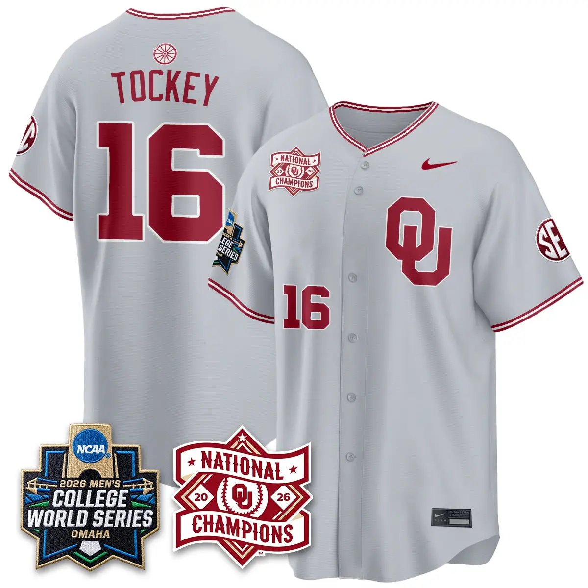 Oklahoma Sooners 2026 NCAA Baseball College World Series Champions Vapor Jersey - Stitched 17 Oklahoma Sooners 2026 NCAA Baseball College World Series Champions Vapor Jersey - Stitched by Oklahoma Sooners