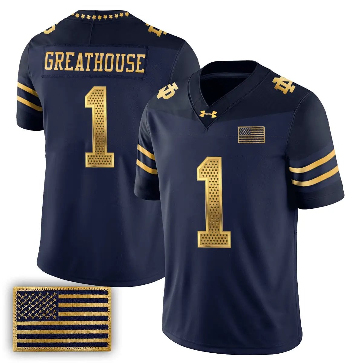 Notre Dame Fighting Irish 2026 Shamrock Series Football Vapor Jersey - Stitched 6 Notre Dame Fighting Irish 2026 Shamrock Series Football Vapor Jersey - Stitched by Notre Dame Fighting Irish