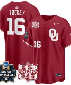 Oklahoma Sooners 2026 NCAA Baseball College World Series Champions Vapor Jersey - Stitched 66 Oklahoma Sooners 2026 NCAA Baseball College World Series Champions Vapor Jersey - Stitched by Oklahoma Sooners