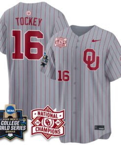 Oklahoma Sooners 2026 NCAA Baseball College World Series Champions Vapor Jersey - Stitched 46 Oklahoma Sooners 2026 NCAA Baseball College World Series Champions Vapor Jersey - Stitched by Oklahoma Sooners