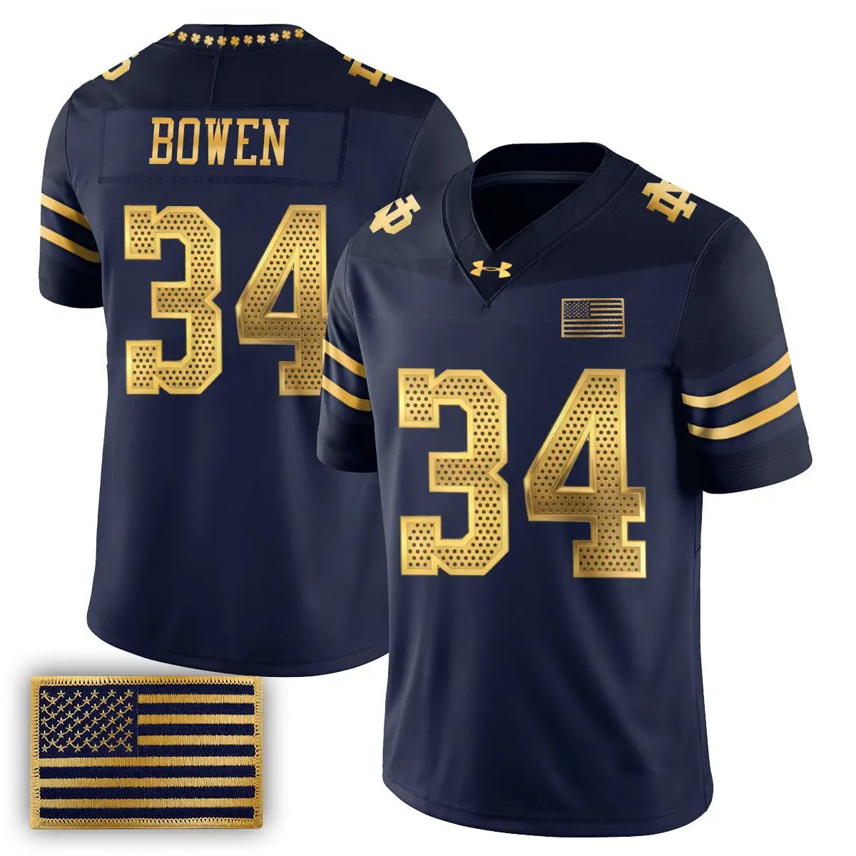 Notre Dame Fighting Irish 2026 Shamrock Series Football Vapor Jersey - Stitched 2 Notre Dame Fighting Irish 2026 Shamrock Series Football Vapor Jersey - Stitched by Notre Dame Fighting Irish
