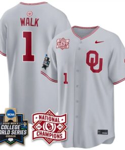 Oklahoma Sooners 2026 NCAA Baseball College World Series Champions Vapor Jersey - Stitched 50 Oklahoma Sooners 2026 NCAA Baseball College World Series Champions Vapor Jersey - Stitched by Oklahoma Sooners