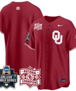 Oklahoma Sooners 2026 NCAA Baseball College World Series Champions Vapor Jersey - Stitched 69 Oklahoma Sooners 2026 NCAA Baseball College World Series Champions Vapor Jersey - Stitched by Oklahoma Sooners