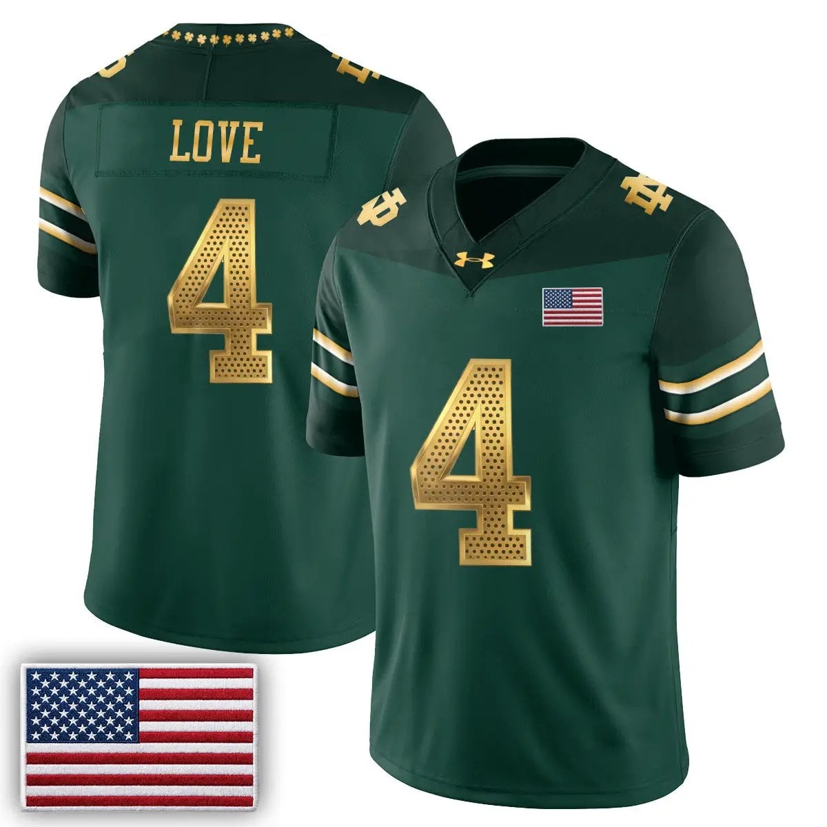 Notre Dame Fighting Irish 2026 Shamrock Series Football Vapor Jersey - Stitched 18 Notre Dame Fighting Irish 2026 Shamrock Series Football Vapor Jersey - Stitched by Notre Dame Fighting Irish