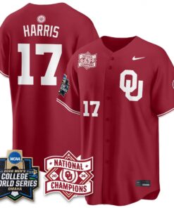 Oklahoma Sooners 2026 NCAA Baseball College World Series Champions Vapor Jersey - Stitched 67 Oklahoma Sooners 2026 NCAA Baseball College World Series Champions Vapor Jersey - Stitched by Oklahoma Sooners
