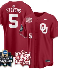 Oklahoma Sooners 2026 NCAA Baseball College World Series Champions Vapor Jersey - Stitched 62 Oklahoma Sooners 2026 NCAA Baseball College World Series Champions Vapor Jersey - Stitched by Oklahoma Sooners