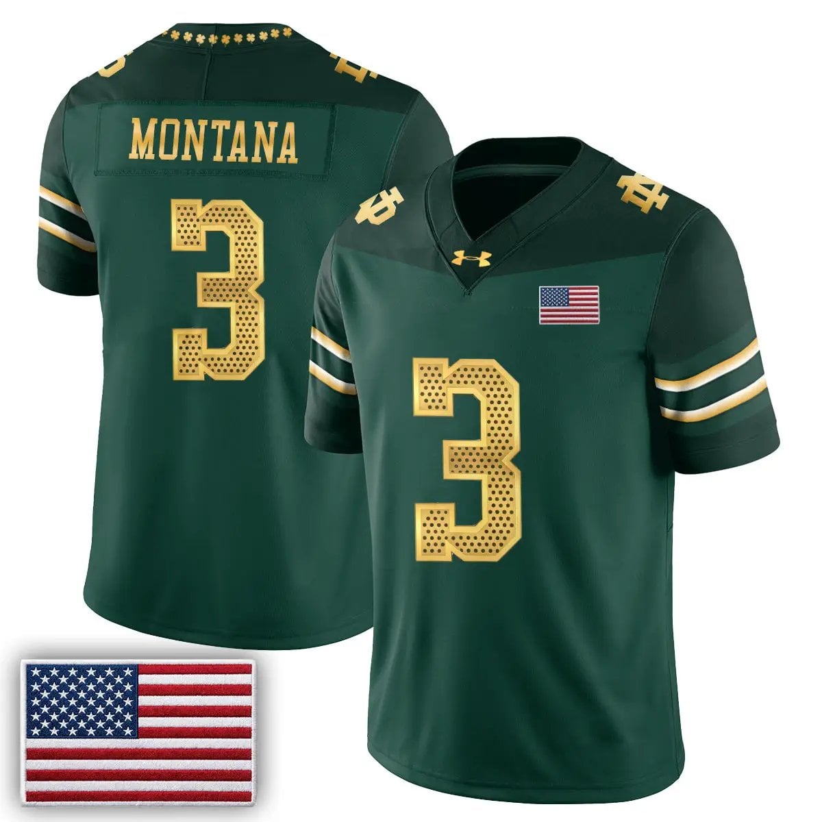 Notre Dame Fighting Irish 2026 Shamrock Series Football Vapor Jersey - Stitched 19 Notre Dame Fighting Irish 2026 Shamrock Series Football Vapor Jersey - Stitched by Notre Dame Fighting Irish
