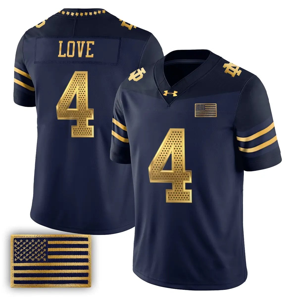 Notre Dame Fighting Irish 2026 Shamrock Series Football Vapor Jersey - Stitched 7 Notre Dame Fighting Irish 2026 Shamrock Series Football Vapor Jersey - Stitched by Notre Dame Fighting Irish