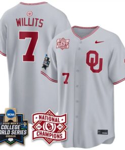Oklahoma Sooners 2026 NCAA Baseball College World Series Champions Vapor Jersey - Stitched 54 Oklahoma Sooners 2026 NCAA Baseball College World Series Champions Vapor Jersey - Stitched by Oklahoma Sooners
