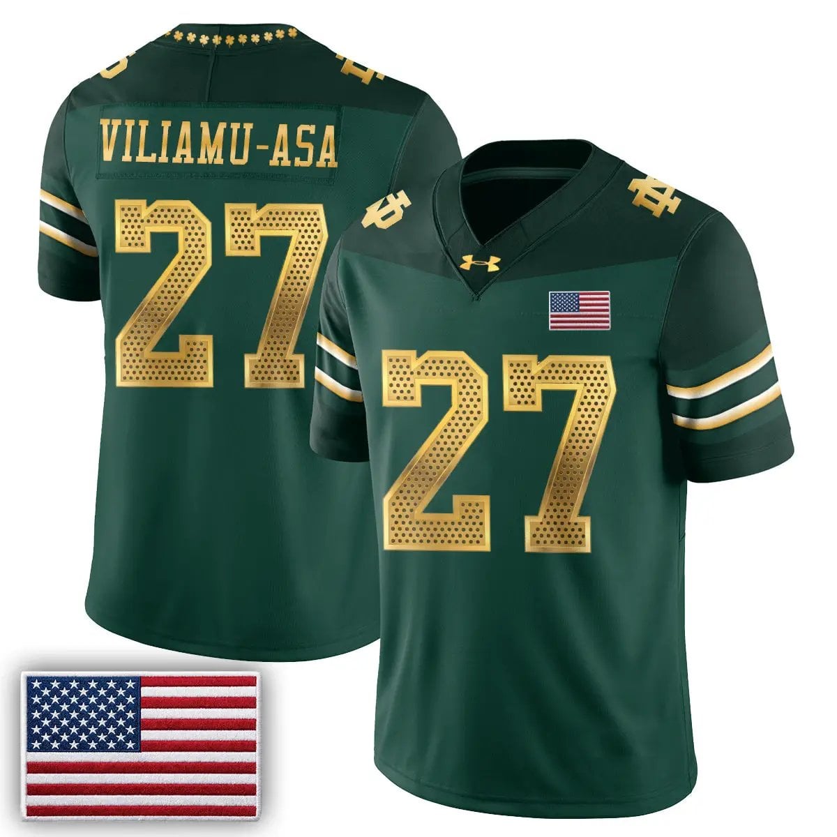 Notre Dame Fighting Irish 2026 Shamrock Series Football Vapor Jersey - Stitched 16 Notre Dame Fighting Irish 2026 Shamrock Series Football Vapor Jersey - Stitched by Notre Dame Fighting Irish