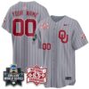 Oklahoma Sooners 2026 NCAA Baseball College World Series Champions Vapor Custom Jersey - Stitched 81 Oklahoma Sooners 2026 NCAA Baseball College World Series Champions Vapor Custom Jersey - Stitched by Oklahoma Sooners