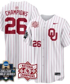 Oklahoma Sooners 2026 NCAA Baseball College World Series Champions Vapor Jersey - Stitched 78 Oklahoma Sooners 2026 NCAA Baseball College World Series Champions Vapor Jersey - Stitched by Oklahoma Sooners