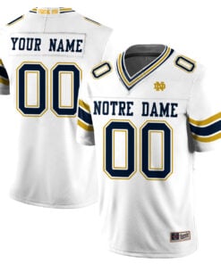 Notre Dame Fighting Irish 2026 Shamrock Series Football Vapor Custom Jersey - Stitched by Notre Dame Fighting Irish