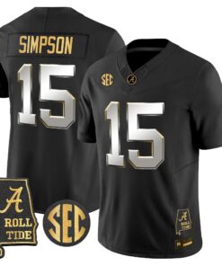 BAMA 2026 Gold Vapor Limited Jersey - Alabama Map - Stitched by Alabama Crimson Tide