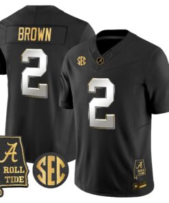 BAMA 2026 Gold Vapor Limited Jersey - Alabama Map - Stitched by Alabama Crimson Tide